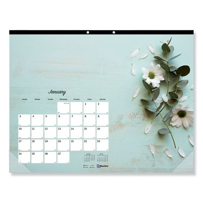 Buy Blueline Romantic Monthly Desk Pad Calendar
