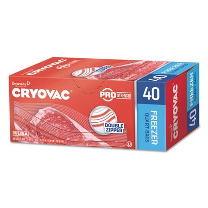 Buy Diversey Cryovac One Quart Freezer Bag Dual Zipper