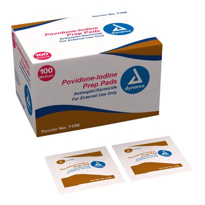 Buy Dynarex Povidone Iodine Prep Pad