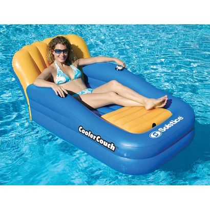 Buy New Swimline Solstice Swimming Pool Inflatable Float Cooler Couch Lounge