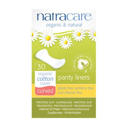 Buy Natracare Organic Cotton Curved Panty Liner