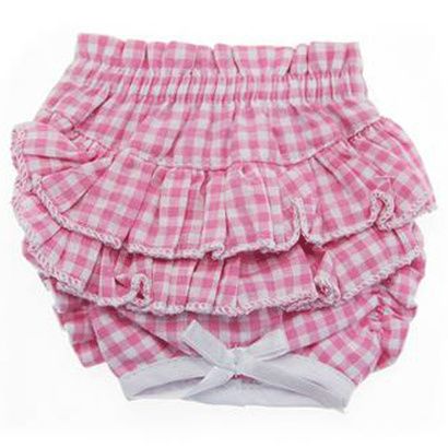 Buy Doggie Design Ruffled Pink Gingham Dog Panties