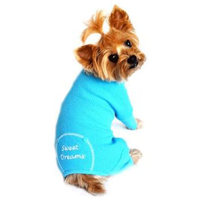 Buy Doggie Design Blue Sweet Dreams Thermal Pajamas