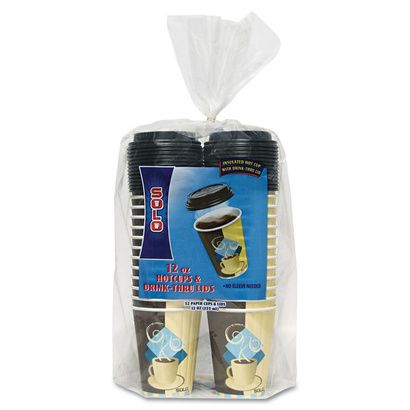 Buy Dart Duo Shield Insulated Paper Hot Cups and Lids Combo Pack