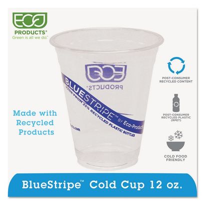 Buy Eco-Products BlueStripe Recycled Content Clear Plastic Cold Drink Cups