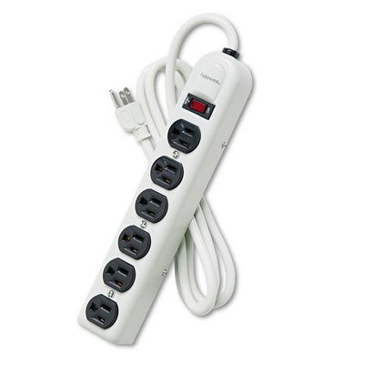 Buy Fellowes Six-Outlet Metal Power Strip
