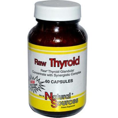 Buy Natures Source Raw Thyroid Capsule