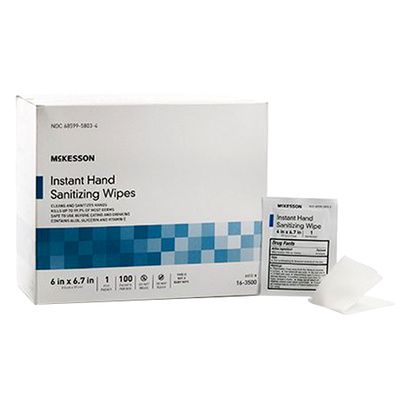 Buy Mckesson Alcohol Instant Hand Sanitizing Wipes