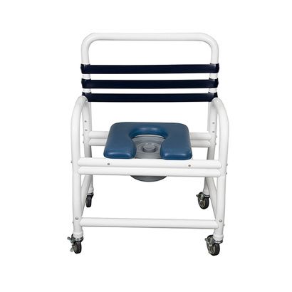 Buy Mor-Medical Deluxe New Era Shower Commode Chair With Commode Pail and Slide Out Footrest