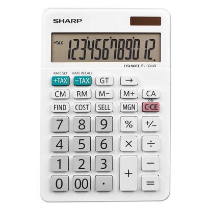 Buy Sharp EL-334W Large Desktop Calculator