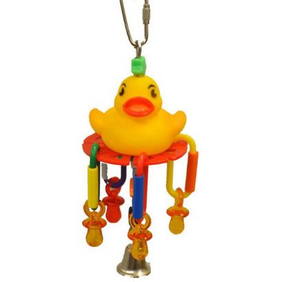 Buy AE Cage Company Happy Beaks Lucky Rubber Ducky Bird toy