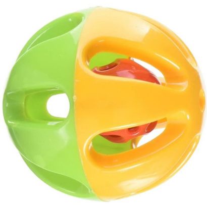 Buy AE Cage Company Happy Beaks Large Round Rattle Foot Toy for Birds