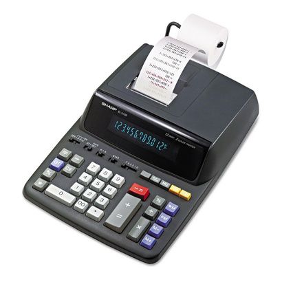 Buy Sharp EL2196BL Two-Color Printing Calculator