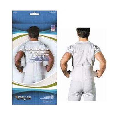 Buy Scott Specialities Sport-Aid Duo-Adjustable White Back Support Belt