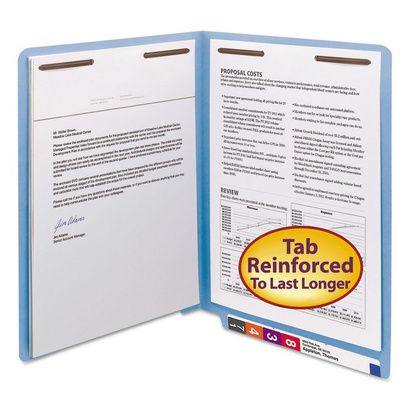 Buy Smead Heavyweight Colored End Tab Folders with Fasteners