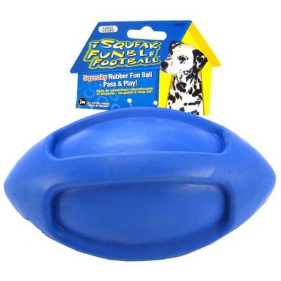 Buy JW Pet iSqueak Funble Football Rubber Dog Toy