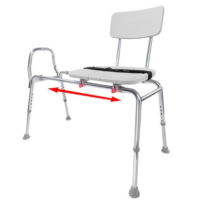 Buy Snap N Save Sliding Transfer Bench with Replaceable Cut Out Seat