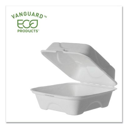 Buy Eco Products Vanguard Renewable and Compostable Sugarcane Clamshells