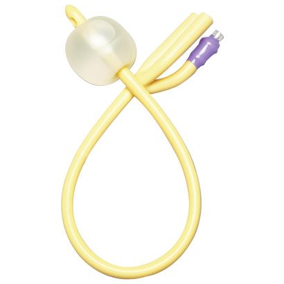 Buy Medline Three-Way Silicone-Elastomer Coated Latex Foley Catheter - 30cc Balloon Capacity