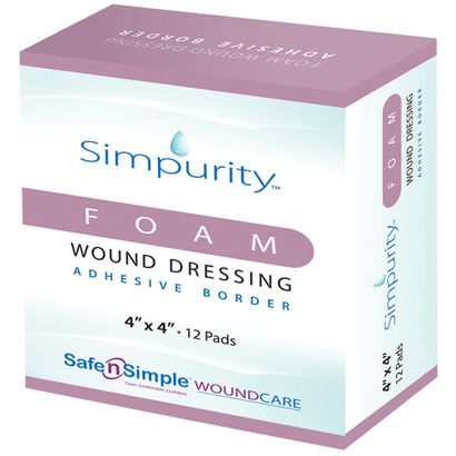 Buy Safe N Simple Simpurity Adhesive Border Foam Dressing