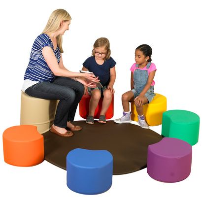 Buy Childrens Factory Painters Stool with Teachers Seat and Mat