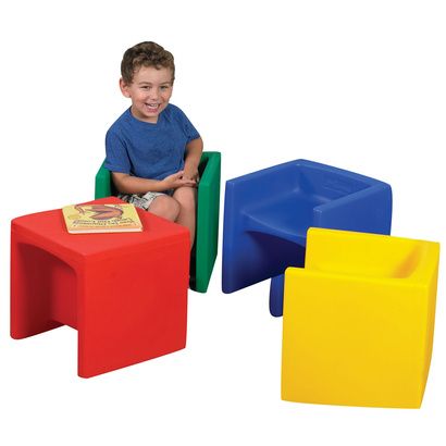 Buy Childrens Factory Cube Chair Set