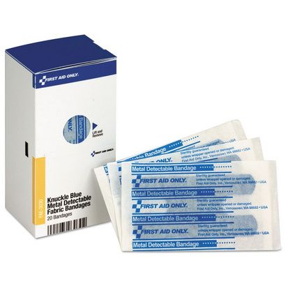 Buy First Aid Only SmartCompliance Blue Metal Detectable Bandages