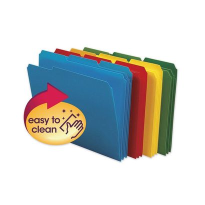 Buy Smead Top Tab Poly Colored File Folders