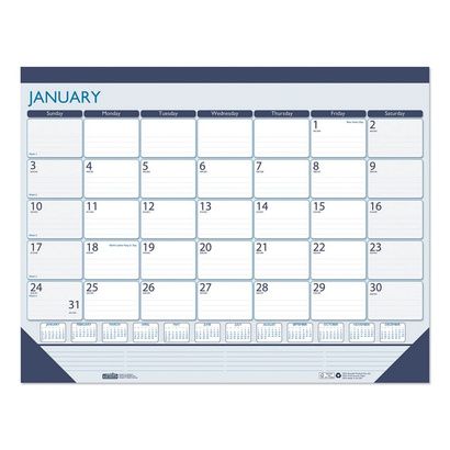 House of Doolittle 100% Recycled Contempo Desk Pad Calendar