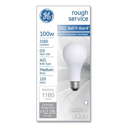 Buy GE Rough Service Incandescent Worklight Bulb
