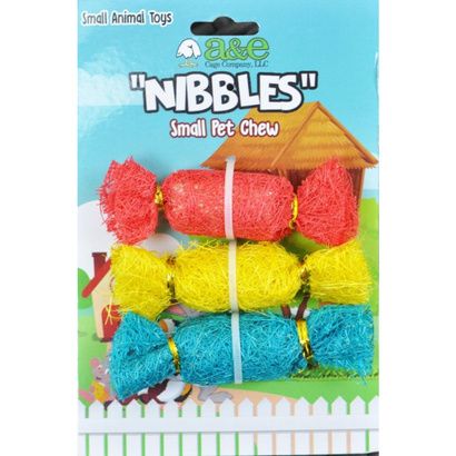 Buy AE Cage Company Nibbles Candy Loofah Chew Toys