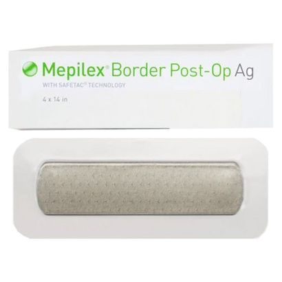 Buy Molnlycke Mepilex Border Post Op Ag Foam Dressing