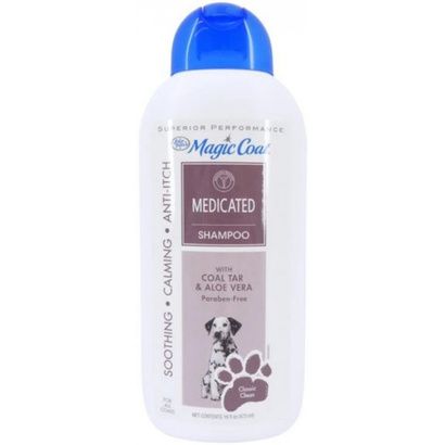 Buy Magic Coat Medicated Shampoo with Coal Tar and Aloe Vera Classic Clean
