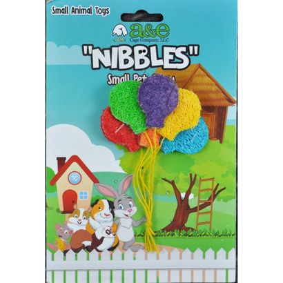 Buy AE Cage Company Nibbles Balloon Bunch Loofah Chew Toy