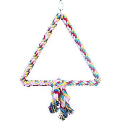 Buy AE Cage Company Happy Beaks Triangle Cotton Rope Swing for Birds