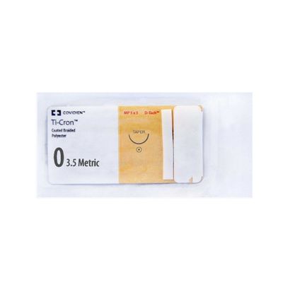 Buy Medtronic Ti-cron Taper Point Polyester Suture with GS-23 Needle