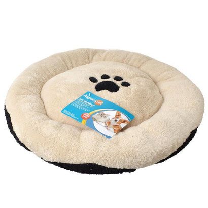 Buy Aspen Pet Round Pet Bed with Paw Applique