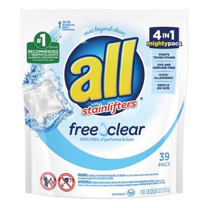 Buy All Mighty Pacs Free and Clear Super Concentrated Laundry Detergent