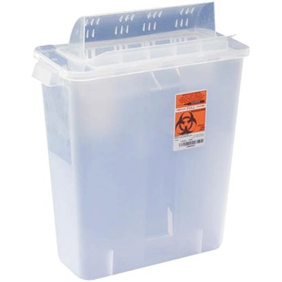 Buy Covidien Kendall In-Room Sharps Container with Mailbox Style Lid