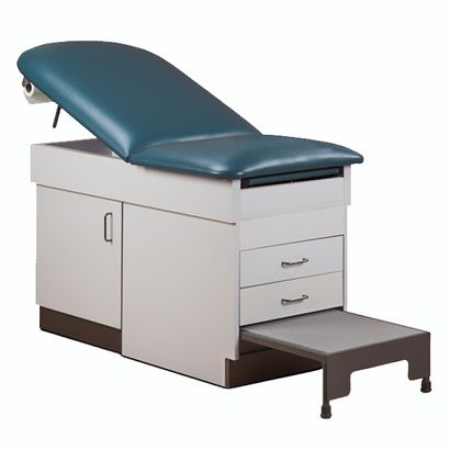 Buy Clinton Space Saver Cabinet Style Treatment Table with Step Stool