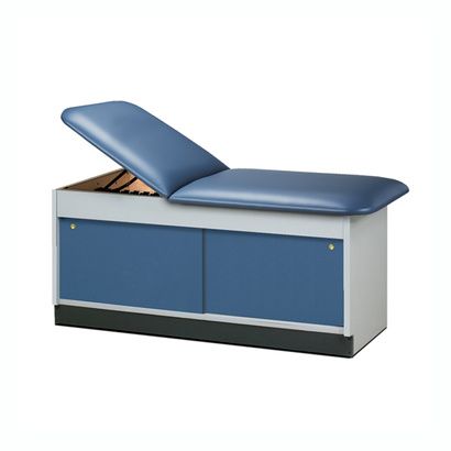 Buy Clinton Cabinet Style Laminate Treatment Table with Two Sliding Doors