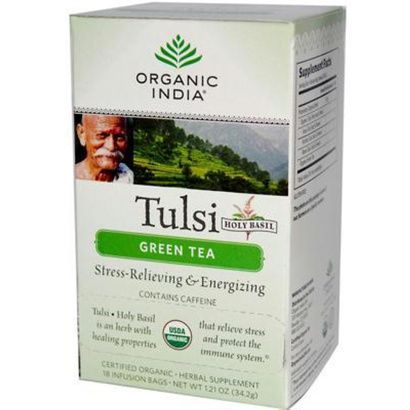 Buy Organic India Green Tulsi Tea