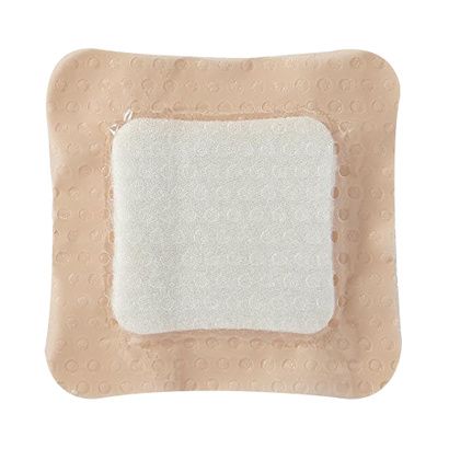 Buy Medline Optifoam Gentle Silicone Faced Foam and Border Dressing with Liquitrap Core