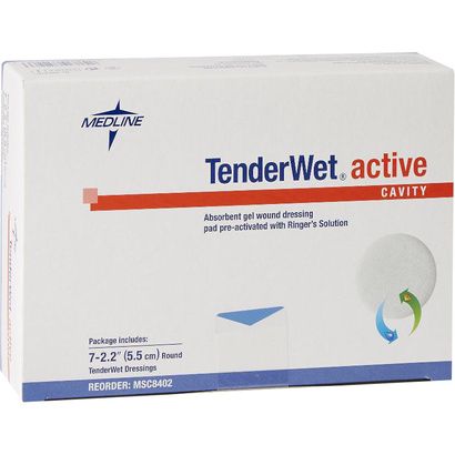 Buy Medline TenderWet Active Cavity Pre-Wet Round Dressing