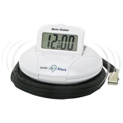 Buy Sonic Shaker Vibrating Travel Alarm Clock