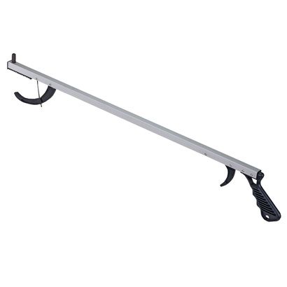 Buy Mabis DMI Aluminum Reacher with Slip Resistant Handle And Serrated Jaw For Secure Grip
