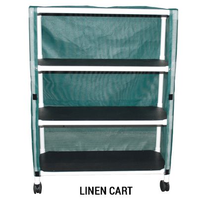 Buy MJM International Echo Three Shelf Linen Cart