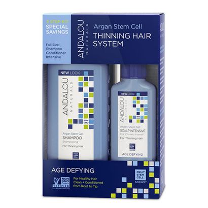 Buy Andalou Argan Stem Cell Age Defying Thinning Hair System