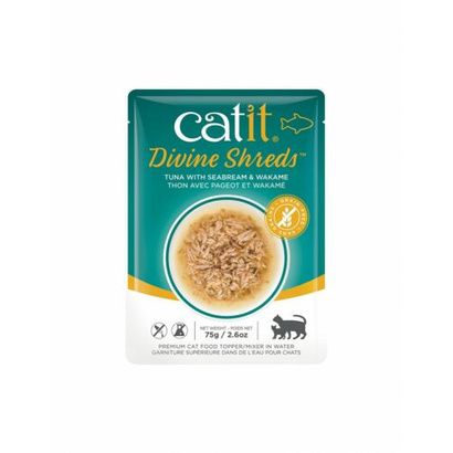 Buy Catit Divine Shreds Tuna with Seabream and Wakame