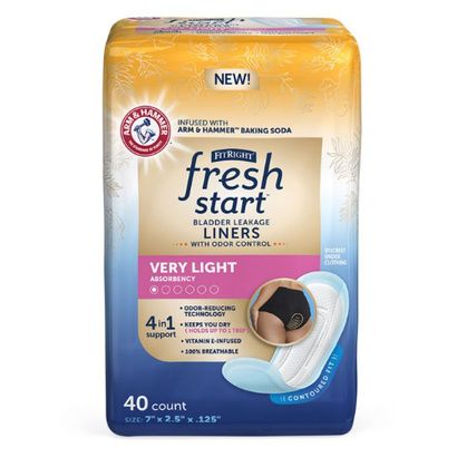Buy FitRight Fresh Start Incontinence Liners for Women